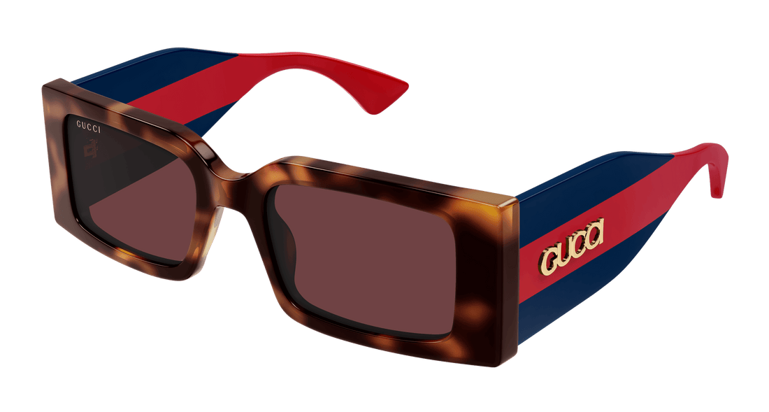 Occhiali da sole gucci gg1860s 002 havana square femenino taglia 52mm - Vista principale