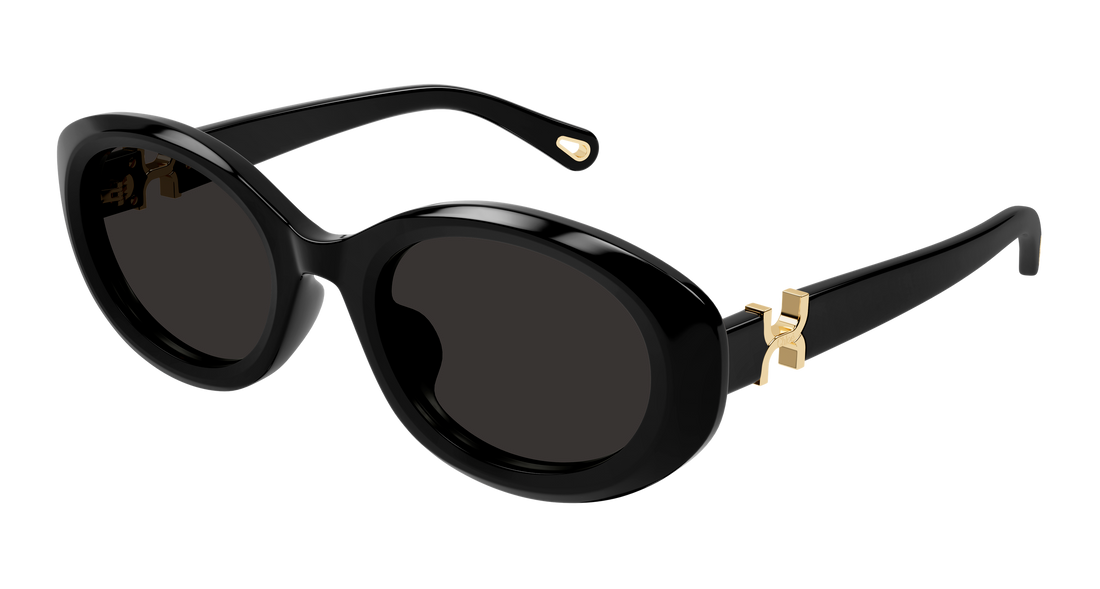 Gafas de sol chloé ch0323sk 001 negro round/oval/panthos femenino talla 54mm - Vista principal