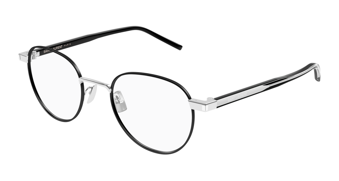 Brillen saint laurent sl 781 003 plateado round unisex größe 49mm - Hauptansicht