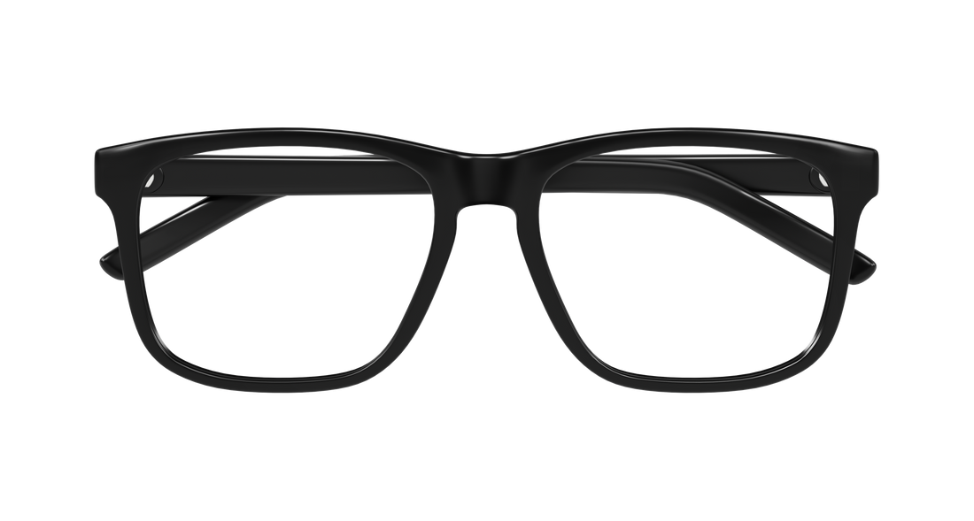 Brillen puma pu0517o 001 negro rectangular / squared masculino maat 55mm - Detailaanzicht
