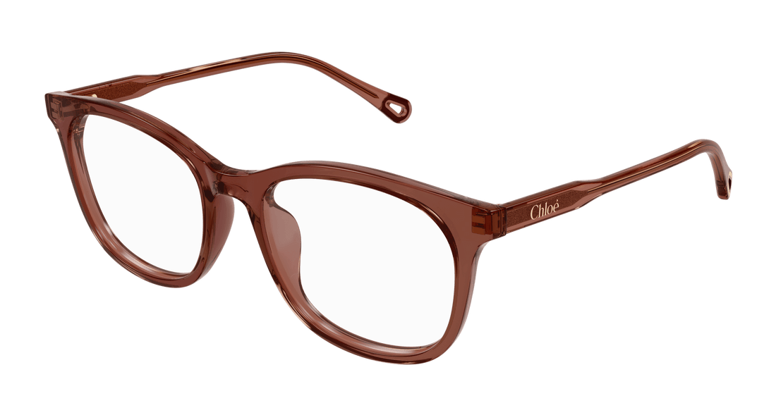 Prescription glasses chloé ch0314oa 002 marron square femenino size 54mm - Main view