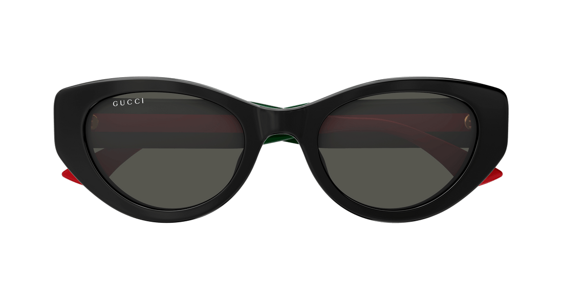 Occhiali da sole gucci gg1862s 001 negro cat eye femenino taglia 52mm - Vista dettagliata