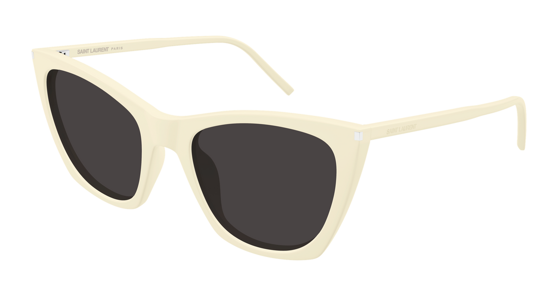 Óculos de sol saint laurent sl 214 kate thin 005 beige cat eye femenino tamanho 55mm - Vista principal