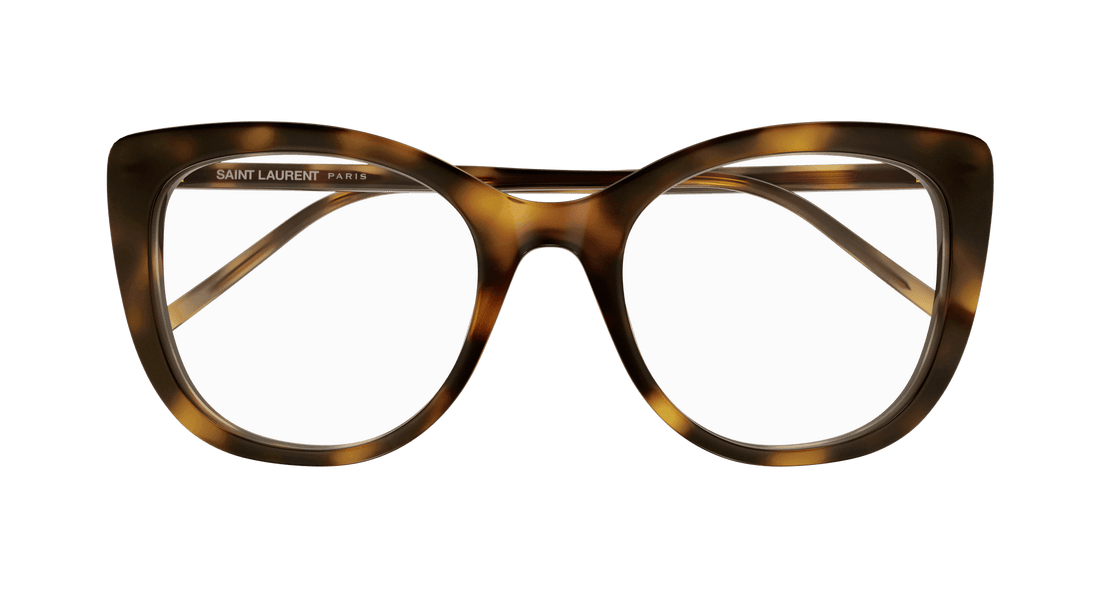 Brillen saint laurent sl 778 003 havana cat eye femenino größe 55mm - Detailansicht