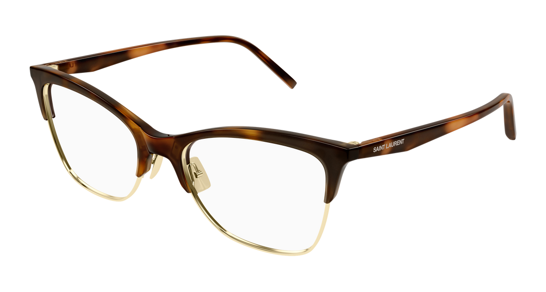 Lunettes de vue saint laurent sl 769 001 havana cat eye femenino taille 54mm - Vue principale