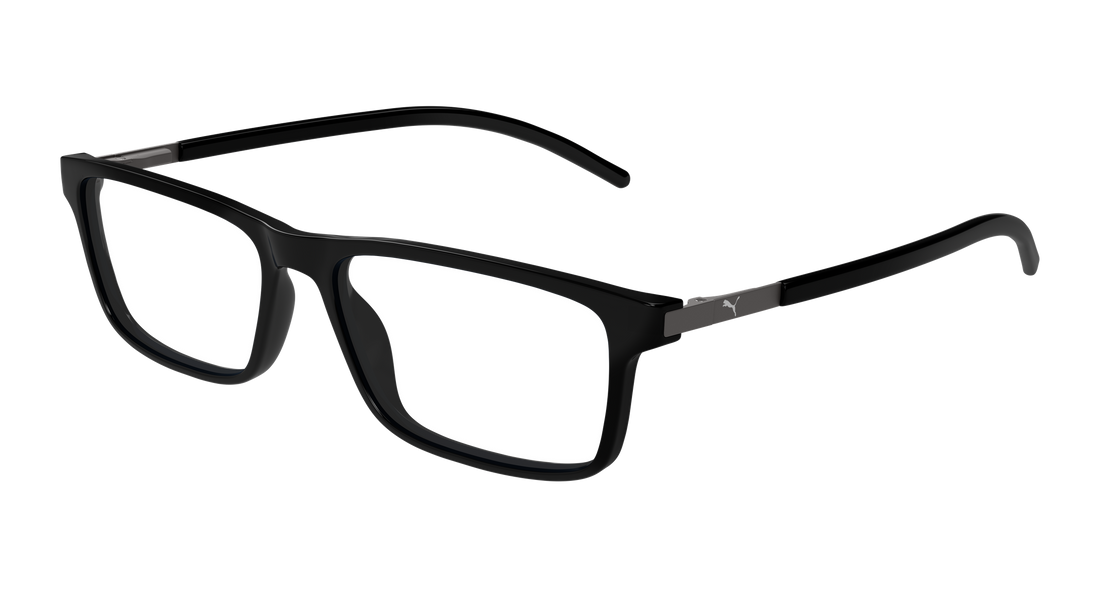 Brillen puma pu0510o 001 negro rectangular / squared masculino maat 56mm - Hoofdaanzicht