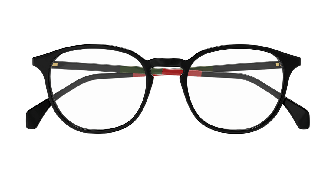 Occhiali da vista gucci gg0551o 021 negro round masculino taglia 50mm - Vista dettagliata