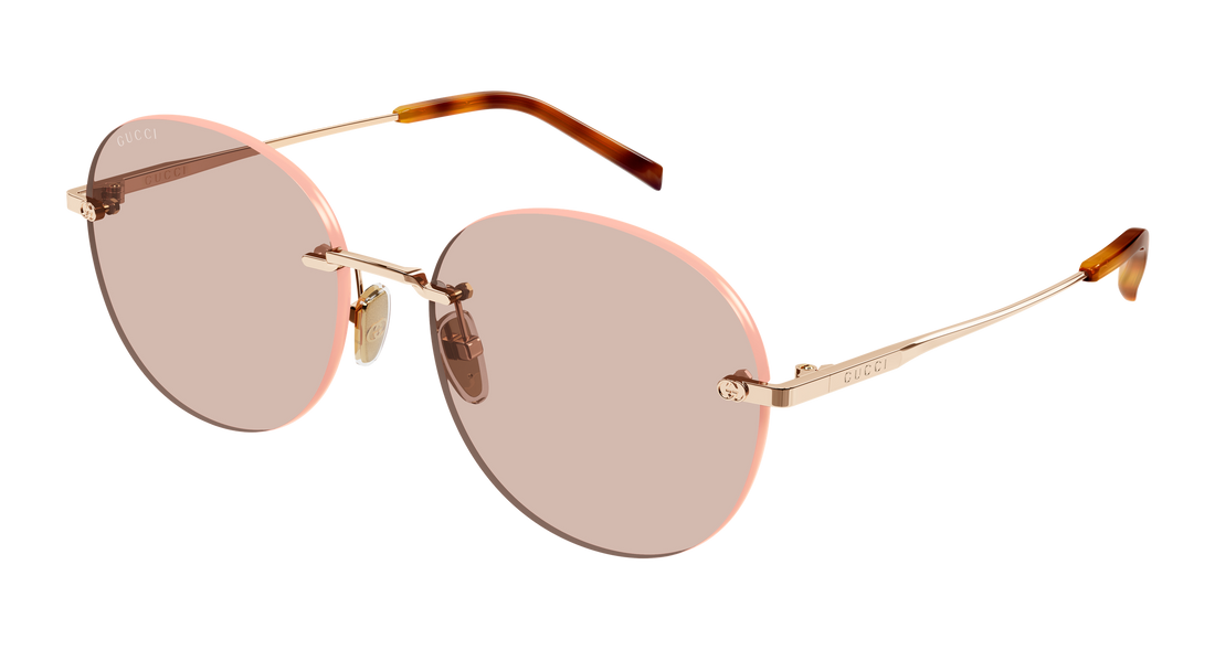 Sunglasses gucci gg2101sa 003 dorado round/oval/panthos femenino size 58mm - Main view