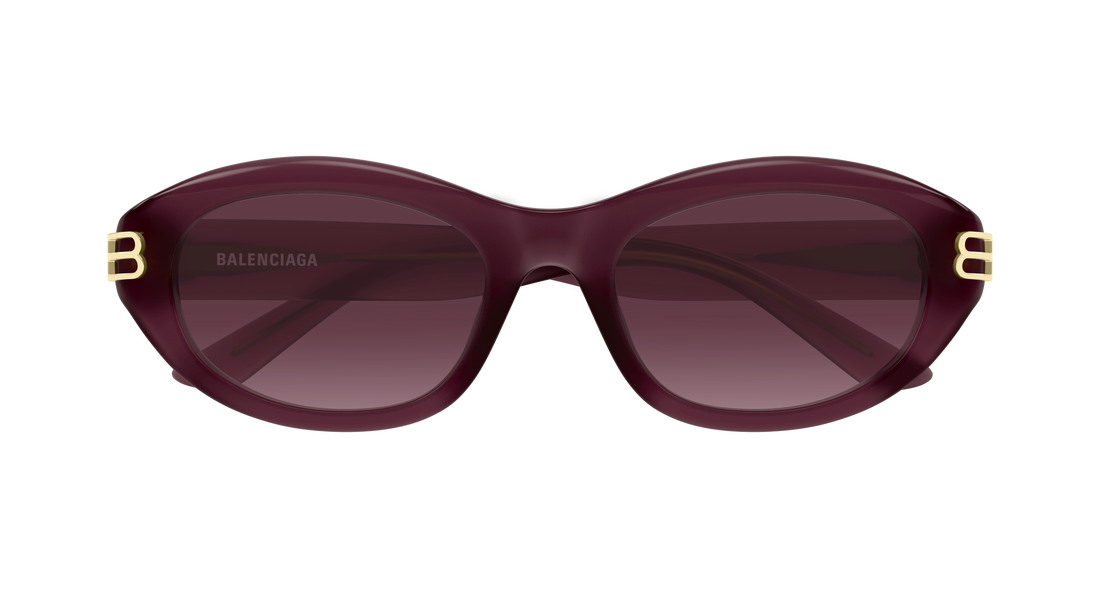 Sonnenbrillen balenciaga bb0434sk 007 rojo round/oval/panthos femenino größe 55mm - Detailansicht