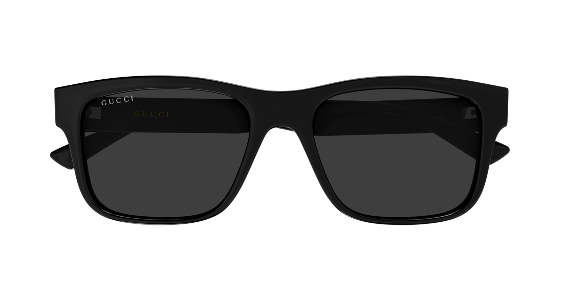 Occhiali da sole gucci gg2085s 001 negro rectangular / squared masculino taglia 55mm - Vista dettagliata