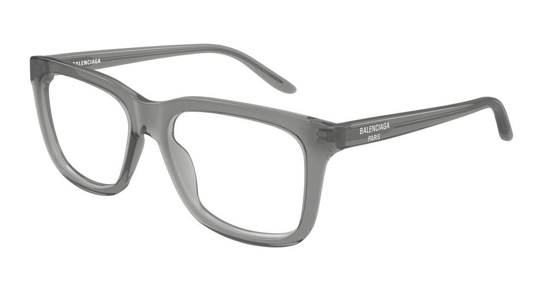Brillen balenciaga bb0530o 004 gris rectangular / squared masculino größe 55mm - Hauptansicht