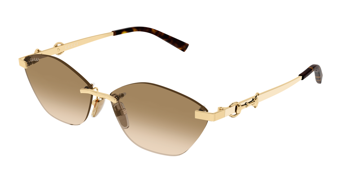 Lunettes de soleil gucci gg2050s 004 dorado cat eye femenino taille 59mm - Vue principale