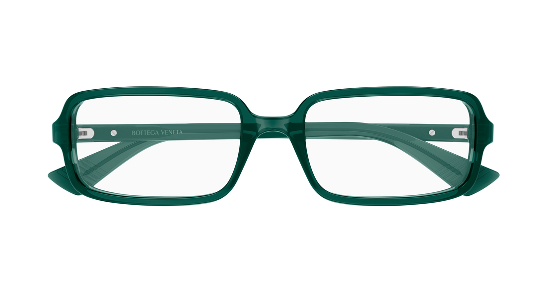 Brillen bottega veneta bv1500o 004 verde rectangular / squared unisex größe 54mm - Detailansicht