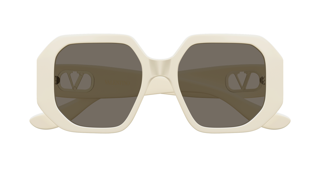 Sonnenbrillen valentino vg0003sa 004 beige geometrical/directional femenino größe 55mm - Detailansicht