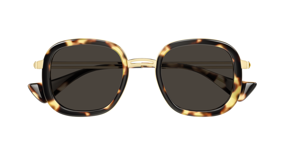 Lunettes de soleil valentino vg0062s 002 havana round/oval/panthos femenino taille 47mm - Vue détaillée