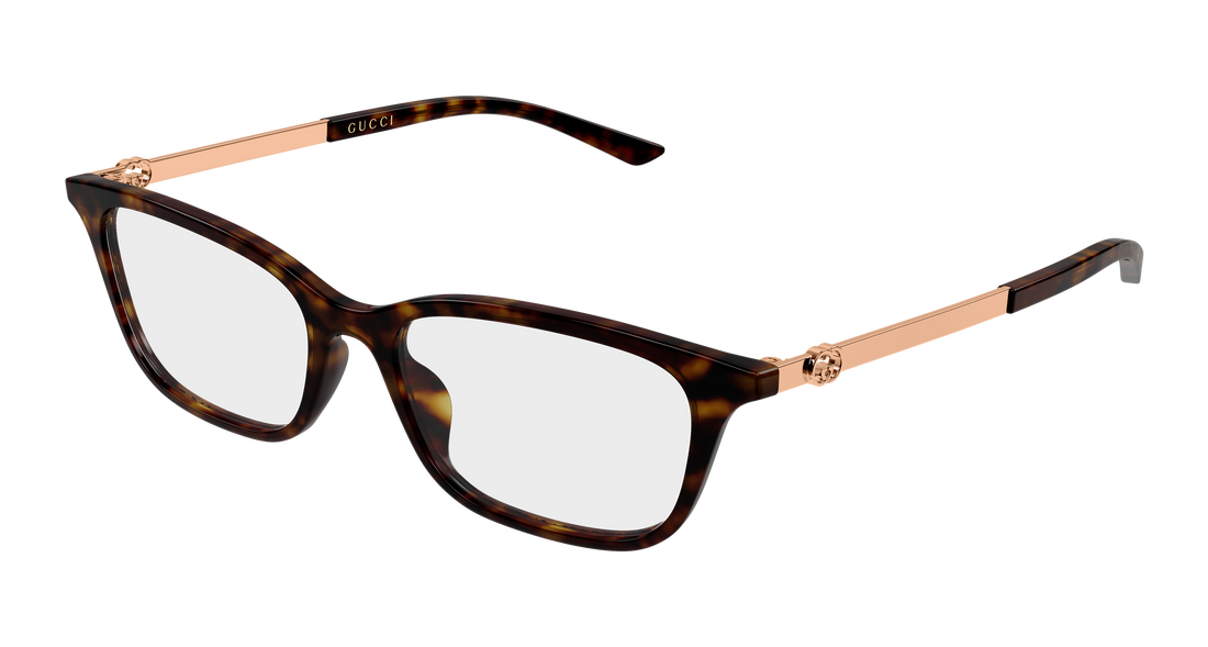 Lunettes de vue gucci gg2213o 003 havana rectangular / squared femenino taille 52mm - Vue principale