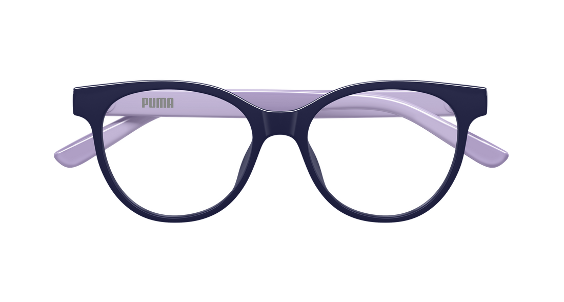 Gafas graduadas puma pj0090o 003 azul cat eye infantil talla 47mm - Vista de detalle