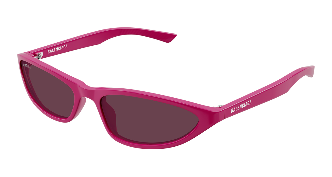 Occhiali da sole balenciaga bb0402s 007 rosa round/oval/panthos femenino taglia 59mm - Vista principale