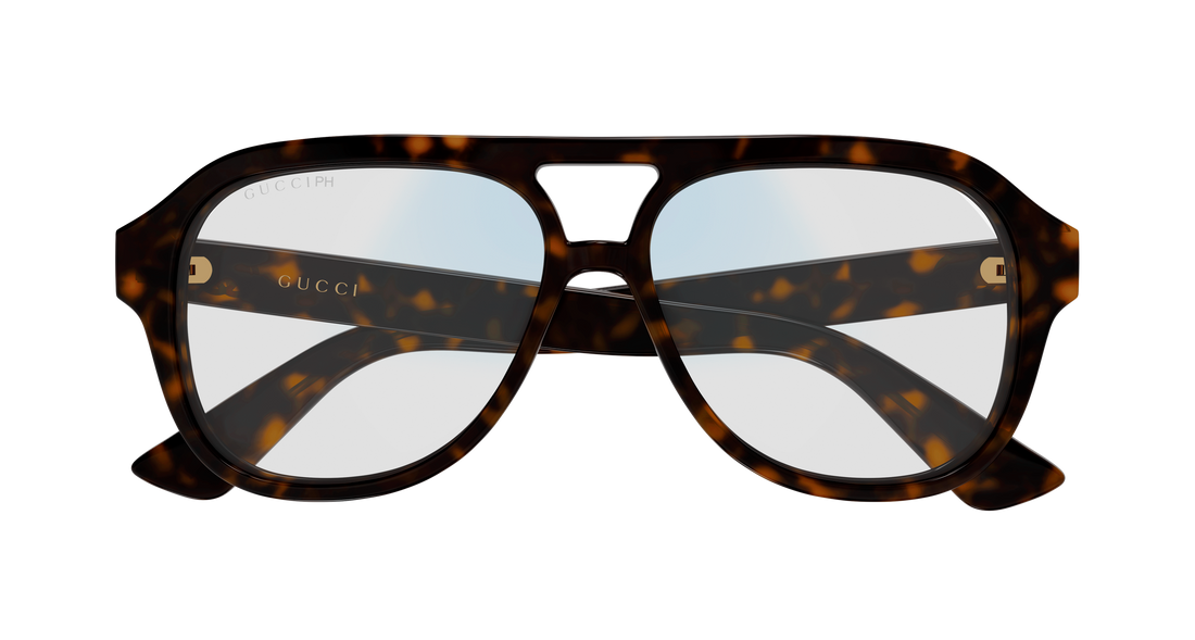 Sonnenbrillen gucci gg2192s 001 havana pilot/navigator femenino größe 55mm - Detailansicht