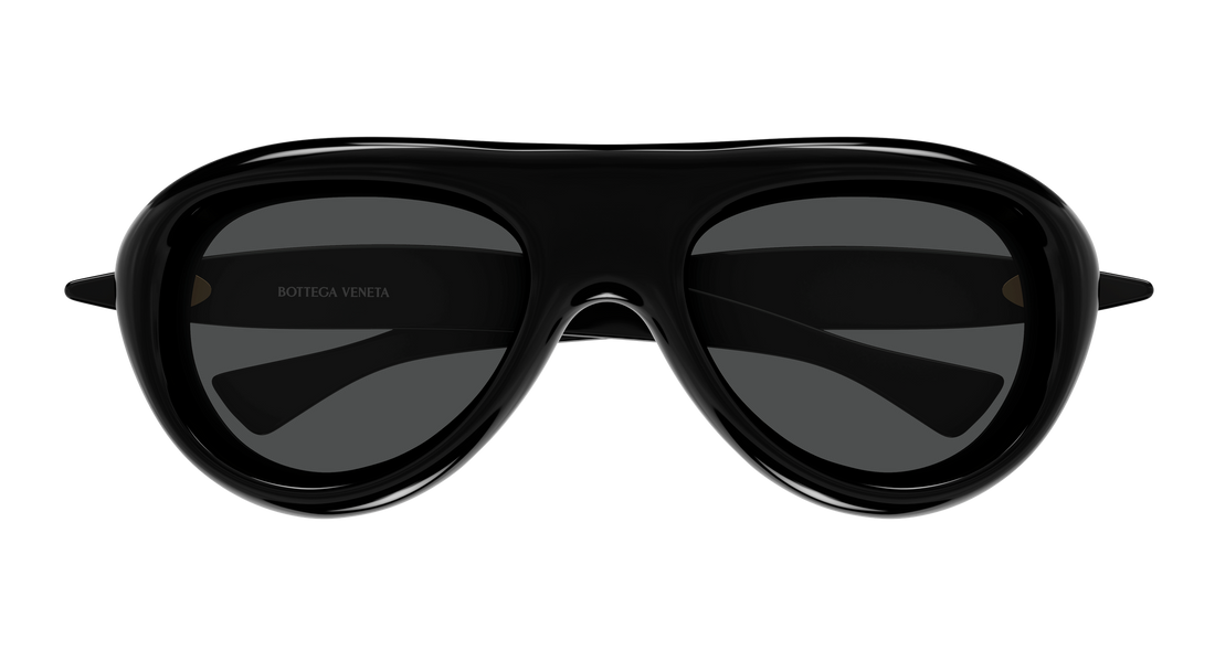 Sonnenbrillen bottega veneta bv1483s 001 negro round/oval/panthos unisex größe 54mm - Detailansicht