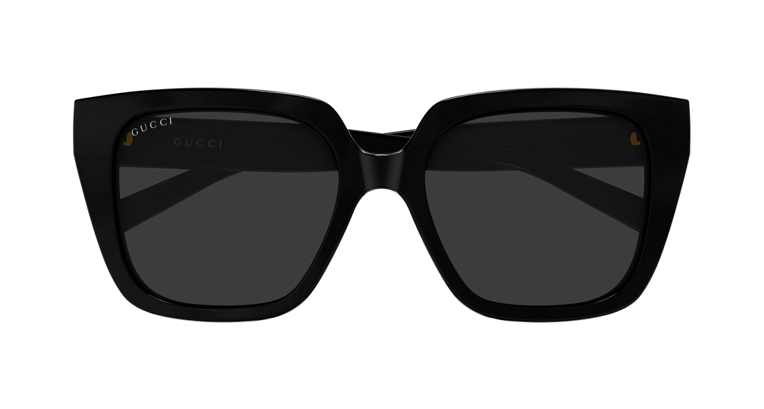 Óculos de sol gucci gg2102s 001 negro butterfly femenino tamanho 54mm - Vista de detalhe
