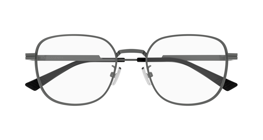 Lunettes de vue bottega veneta bv1521oj 003 plateado rectangular / squared unisex taille 52mm - Vue détaillée