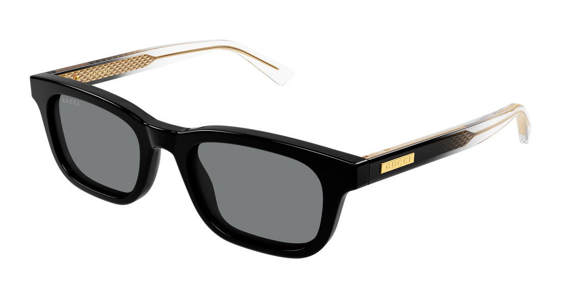 Lunettes de soleil gucci gg2248s 003 negro rectangular / squared masculino taille 51mm - Vue principale