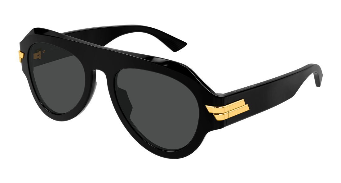 Sonnenbrillen bottega veneta bv1488s 006 negro pilot/navigator unisex größe 53mm - Hauptansicht