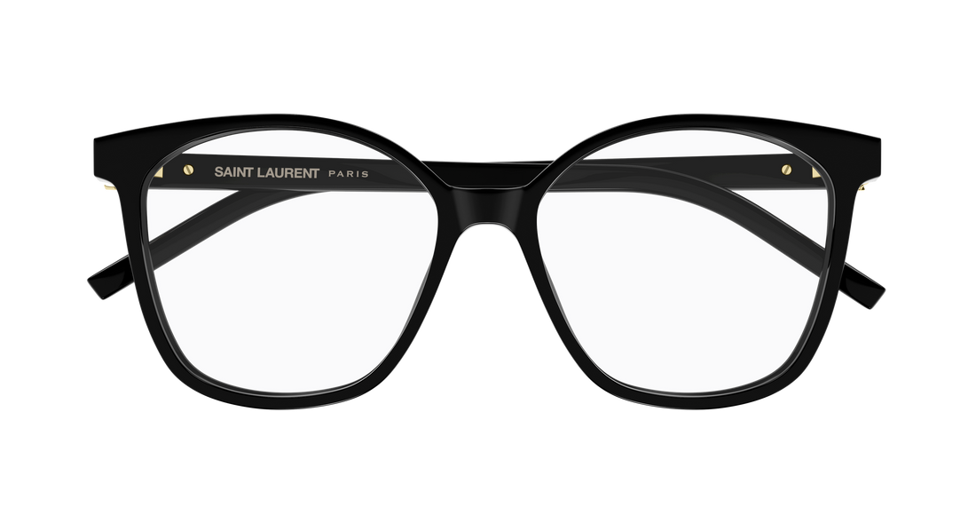 Brillen saint laurent sl m162 001 negro round/oval/panthos femenino größe 55mm - Detailansicht