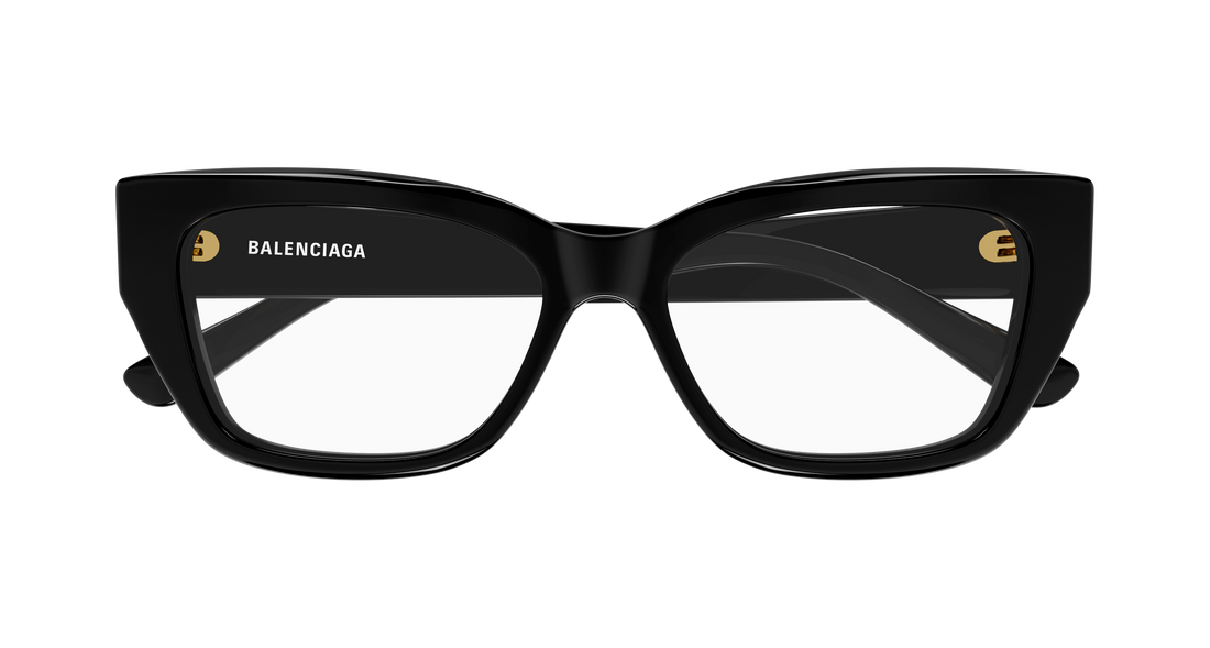 Óculos graduados balenciaga bb0483o 001 negro rectangular / squared femenino tamanho 55mm - Vista de detalhe