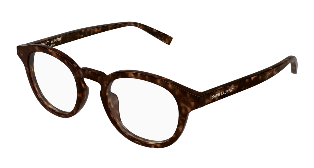 Brillen saint laurent sl 907 005 havana cat eye masculino größe 49mm - Hauptansicht