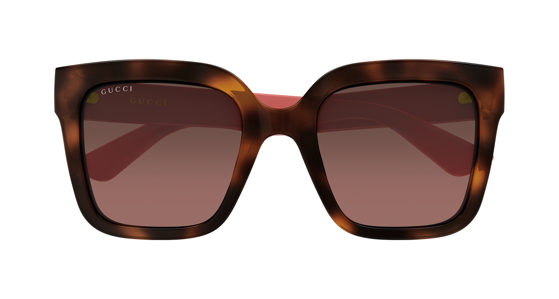 Sonnenbrillen gucci gg2190s 005 havana rectangular / squared femenino größe 53mm - Detailansicht
