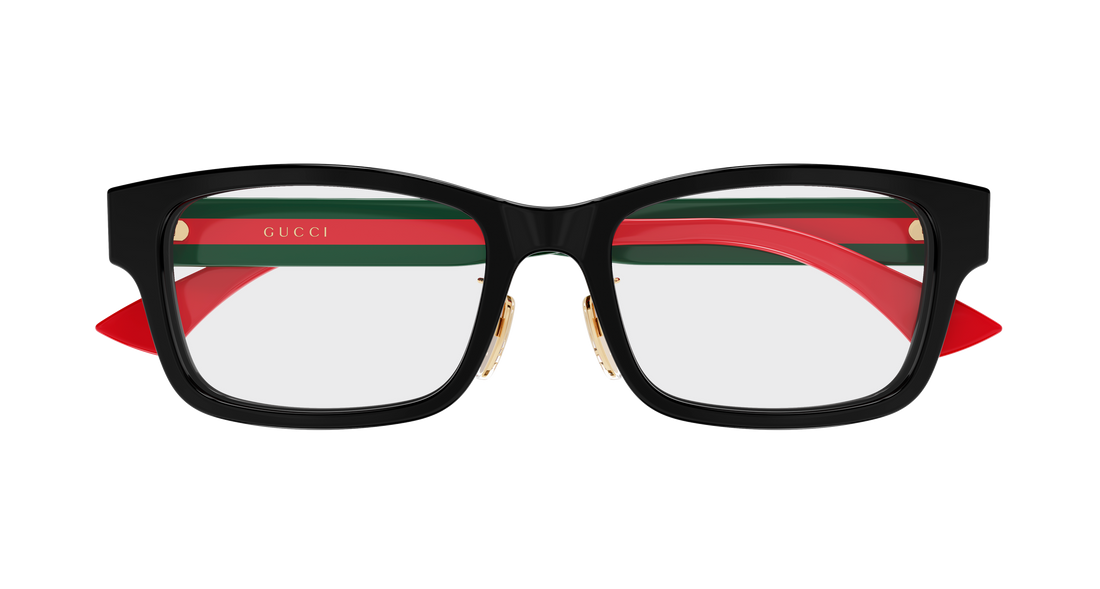 Lunettes de vue gucci gg2264oj 001 negro rectangular / squared masculino taille 54mm - Vue détaillée