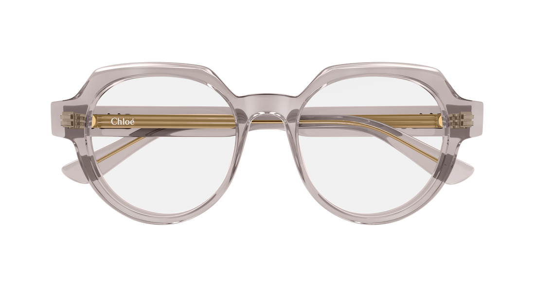 Prescription glasses chloé ch0379o 003 gris geometrical/directional femenino size 51mm - Detailed view