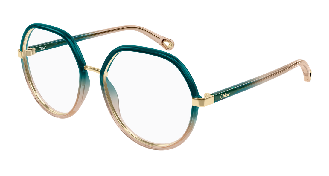 Lunettes de vue chloé ch0131o 013 light pilot/navigator femenino taille 54mm - Vue principale