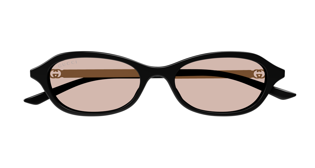 Lunettes de soleil gucci gg2212s 004 negro round/oval/panthos femenino taille 52mm - Vue détaillée