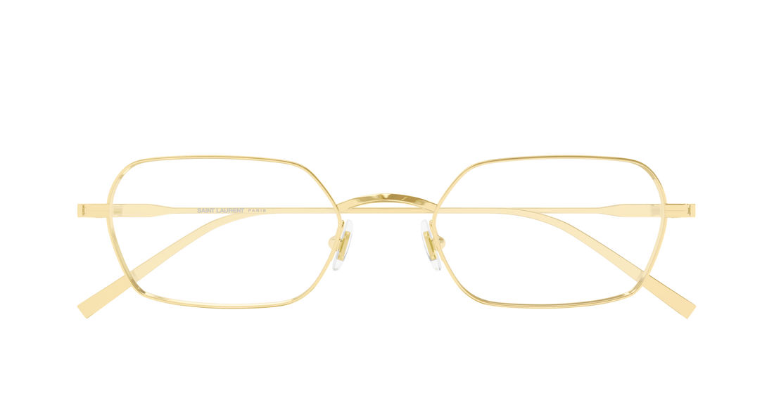 Lunettes de vue saint laurent sl 952 opt 003 dorado rectangular / squared masculino taille 52mm - Vue détaillée