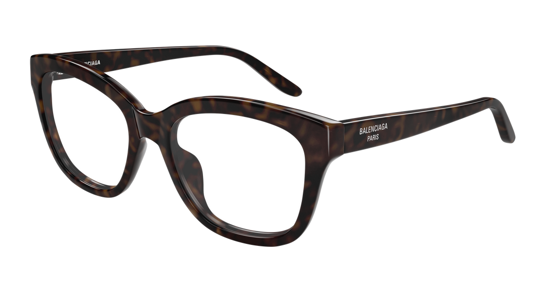 Brillen balenciaga bb0534o 002 havana butterfly femenino größe 53mm - Hauptansicht