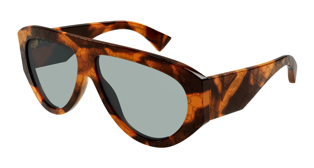 Óculos de sol gucci gg2128s 003 havana pilot/navigator masculino tamanho 58mm - Vista principal