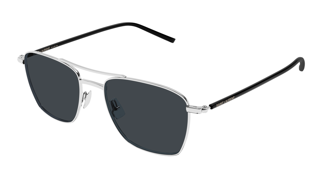 Sonnenbrillen saint laurent sl 866 002 plateado pilot/navigator unisex größe 53mm - Hauptansicht