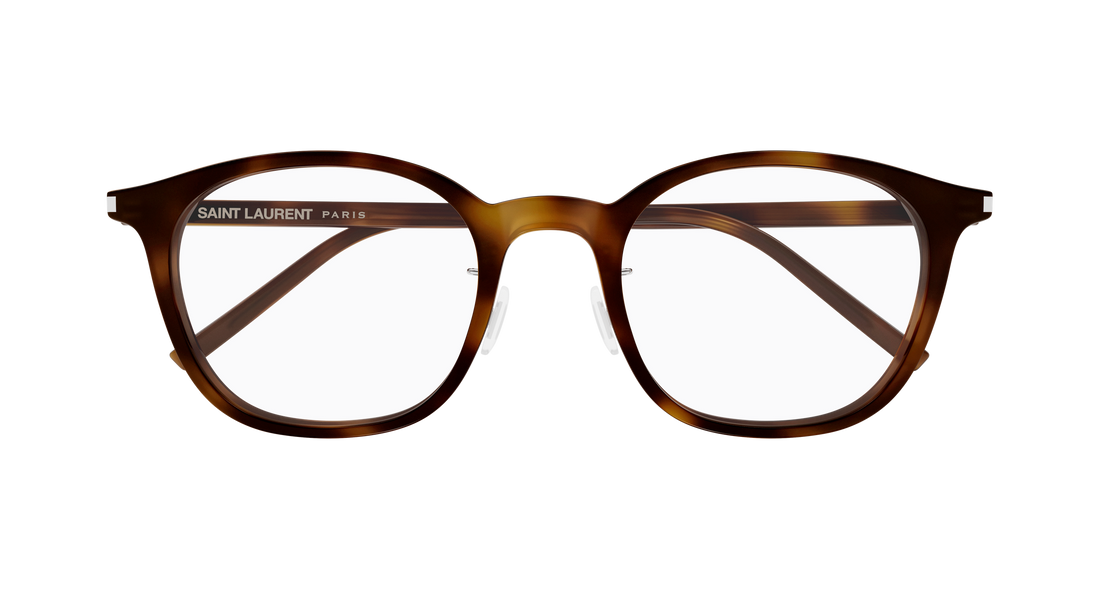 Brillen saint laurent sl 893/j 003 havana round/oval/panthos unisex größe 51mm - Detailansicht