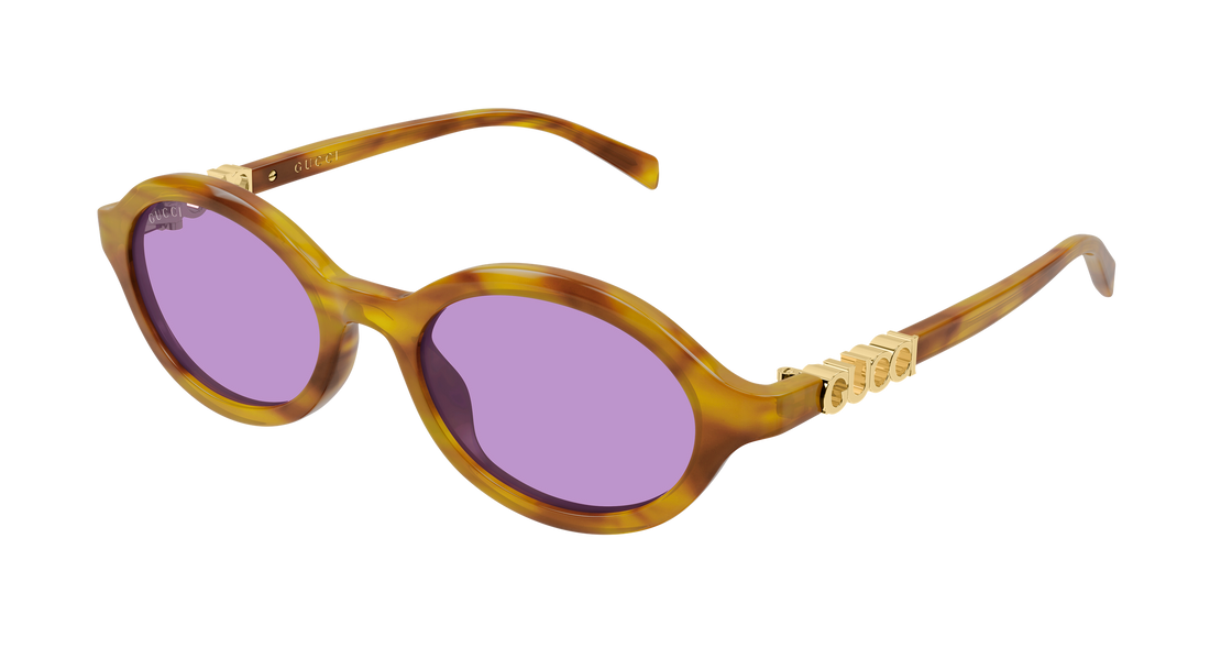 Occhiali da sole gucci gg2153s 004 havana round/oval/panthos femenino taglia 51mm - Vista principale