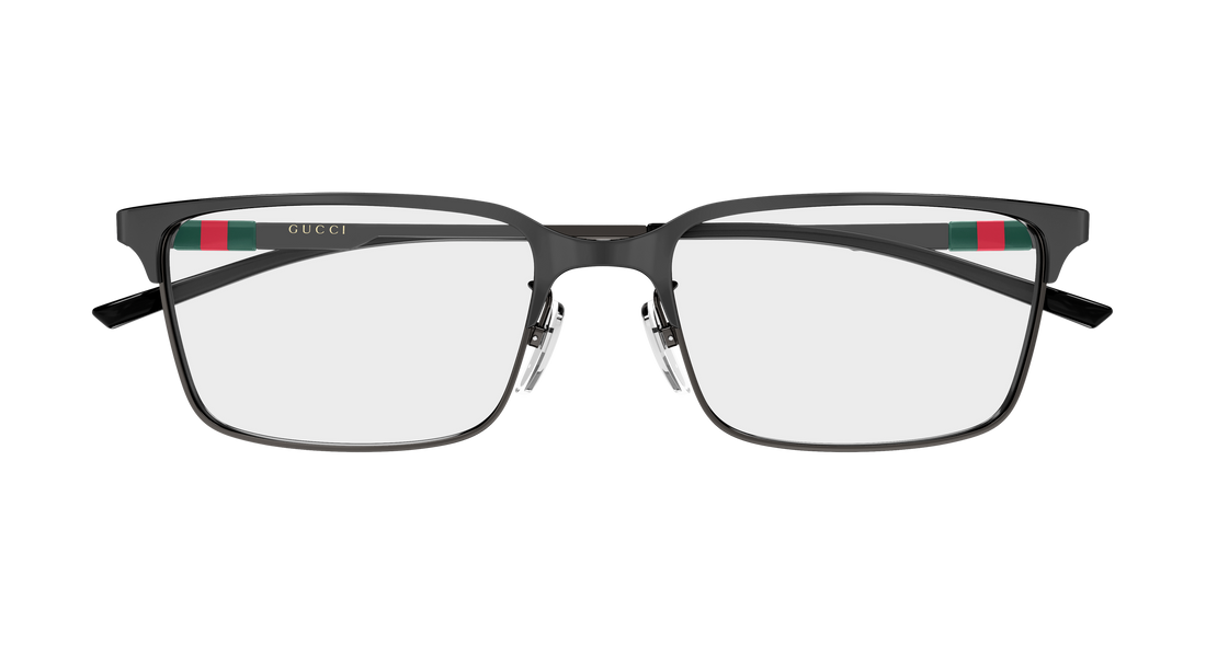 Lunettes de vue gucci gg2245ol 003 plateado rectangular / squared masculino taille 54mm - Vue détaillée