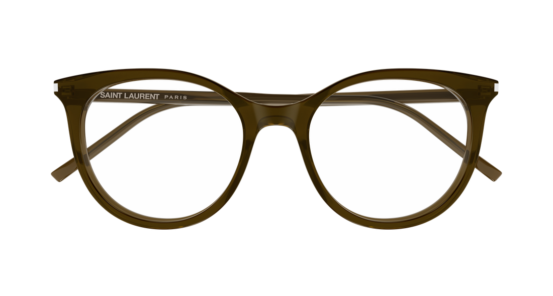 Brillen saint laurent sl 891 007 marron cat eye femenino größe 52mm - Detailansicht