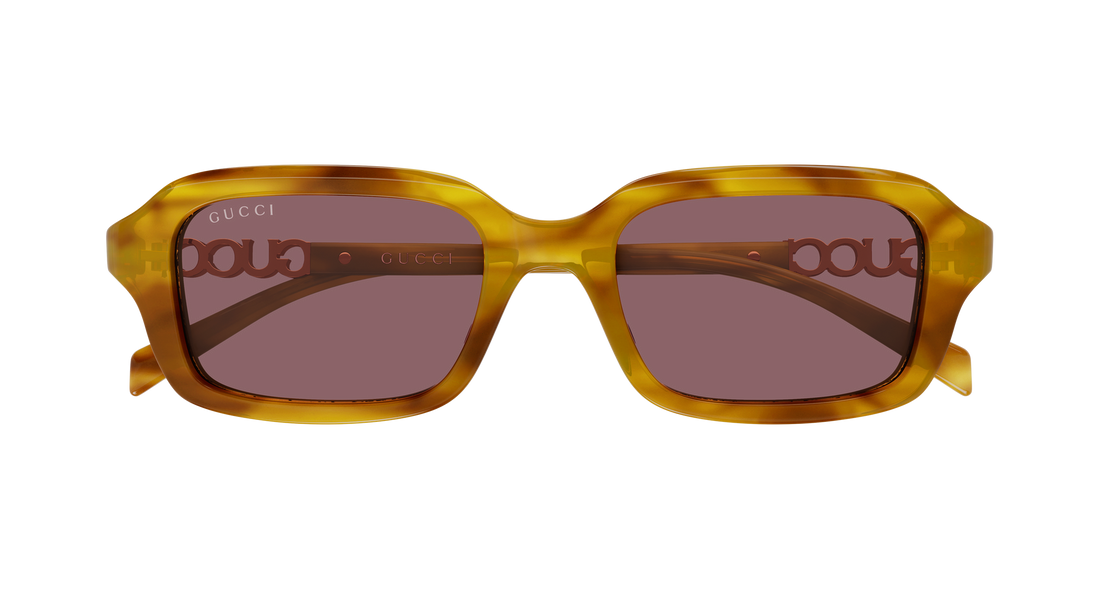 Sunglasses gucci gg2152s 004 havana rectangular / squared femenino size 50mm - Detailed view