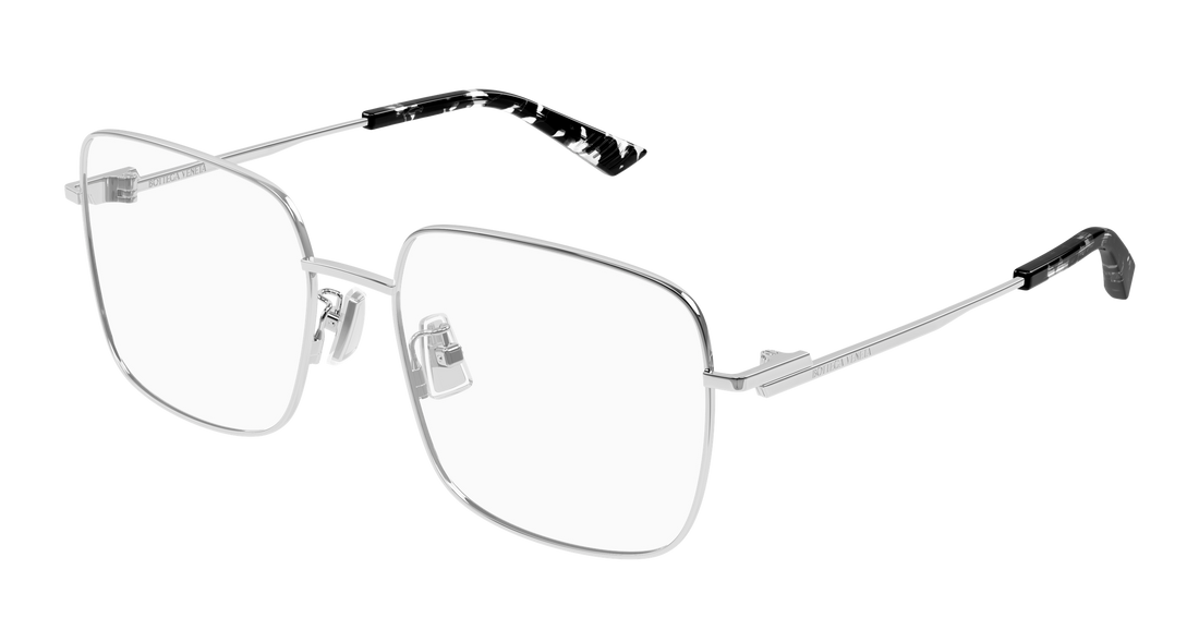 Lunettes de vue bottega veneta bv1519oj 002 plateado rectangular / squared femenino taille 55mm - Vue principale