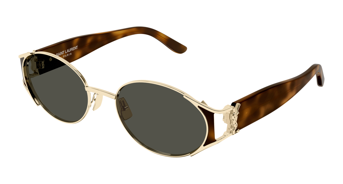 Lunettes de soleil saint laurent sl m919 003 dorado round/oval/panthos femenino taille 55mm - Vue principale