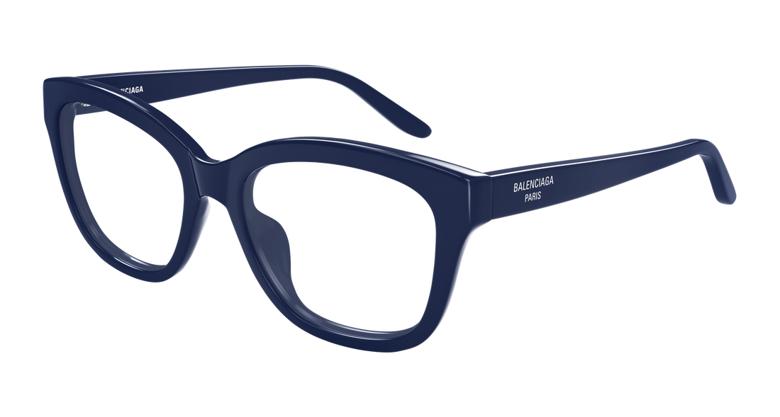 Brillen balenciaga bb0534o 012 azul butterfly femenino größe 55mm - Hauptansicht
