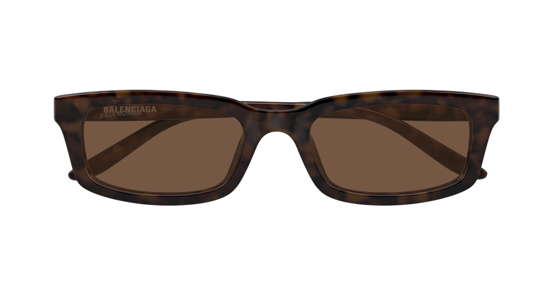 Sonnenbrillen balenciaga bb0526s 002 havana rectangular / squared unisex größe 55mm - Detailansicht