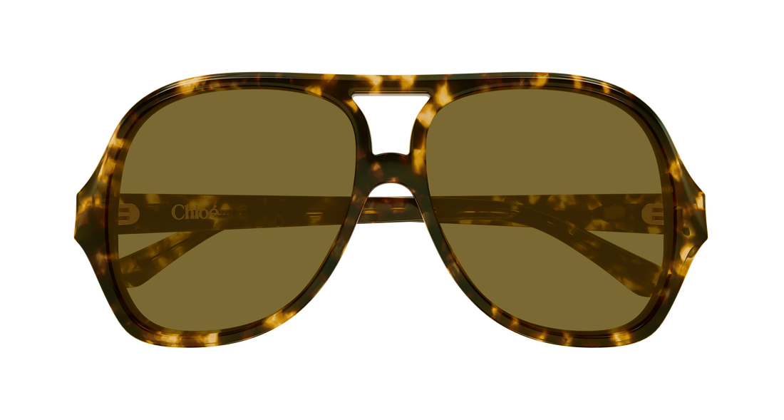 Lunettes de soleil chloé ch0289s 006 havana pilot/navigator femenino taille 58mm - Vue détaillée